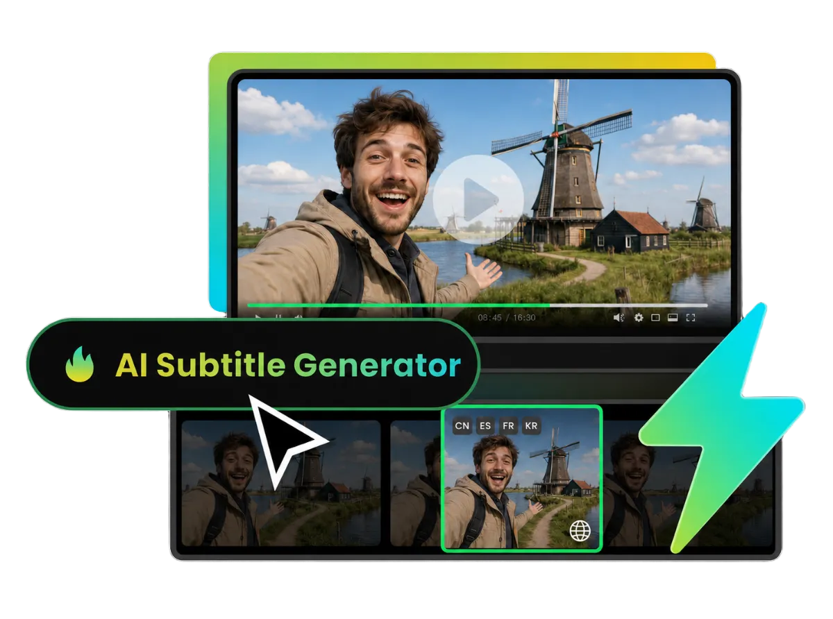 Generate accurate Dutch subtitles containing compound words and regional dialects.